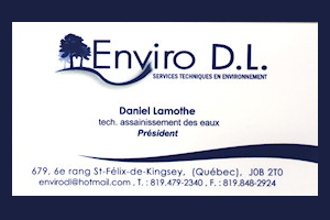 Carte d'affaire Enviro D.L.