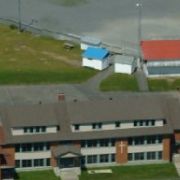 École et église de St-Félix - vue aérienne