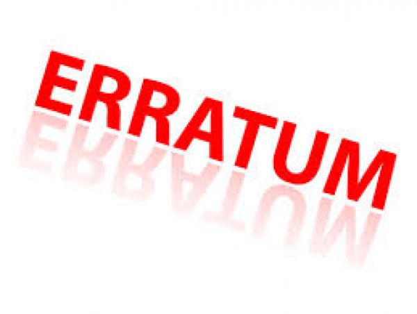 Erratum