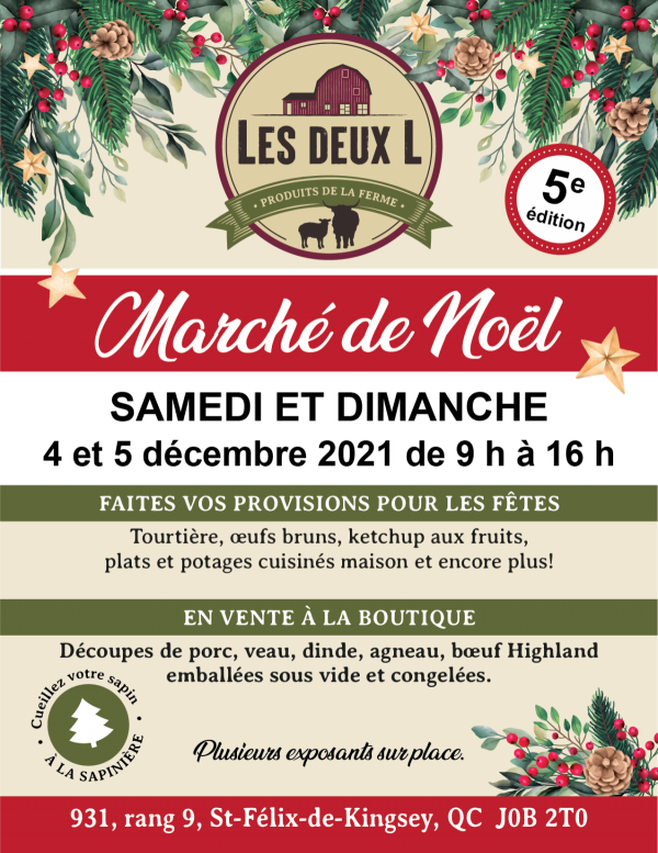 Marché de Noel Ferme les Deux L