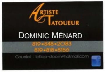 Artiste tatoueur Dominic Ménard