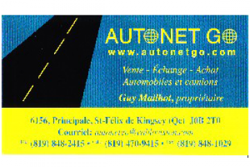 Carte d'affaire Autonet Go